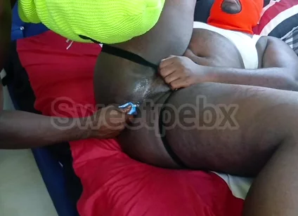 Cum on Big Black Ass
