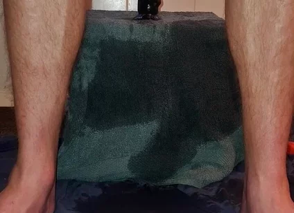 Hot Solo Male Riding His Toy Till Orgasm