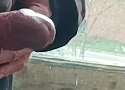 Masturbating and Cumming by the Window at Friend's House - Rockardglans