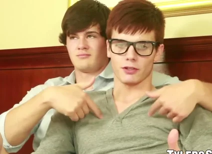 Twink Cock Riding Action With Anal Fun After Cock Sucking - Bryce Christiansen And Calvin Michaels