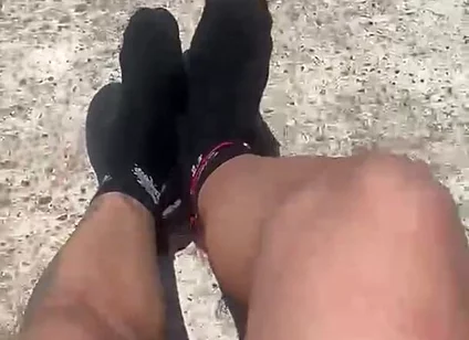 Walking Through the Castle of Cartagena and I Take off My Shoes to Rest so That You Can Worship My Feet