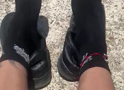 Walking Through the Castle of Cartagena and I Take off My Shoes to Rest so That You Can Worship My Feet