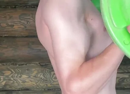 The Sexy Guy Works Out