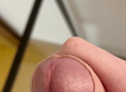 Fresh Cum on a Glass Table
