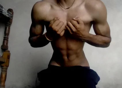 A Teen Boy Showing His Sexy Body
