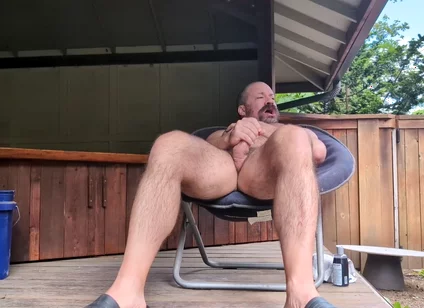 Making a Milkshake in the Backyard