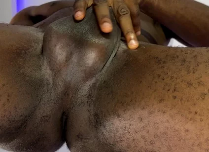 Sexy Black Guy Wanks His Black Dick