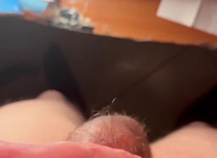 Masturbating