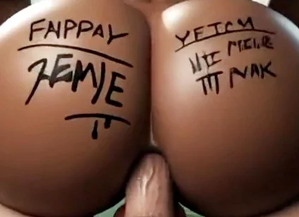 Big Black Ass Intense Anal Massive Cock. Compilation Hentai 3D Animation.