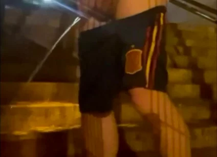 Compilation of Amateur Boys Pissing in the Street