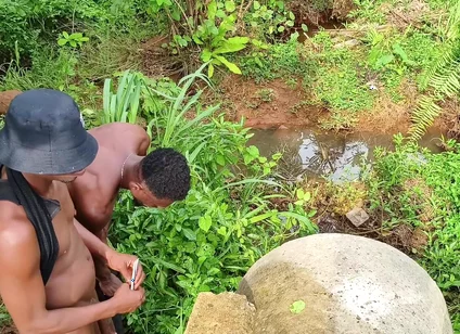 Ebony Ran for His Life After a Merciless Hard Jungle Fuck