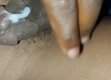 Virgin Asshole and Thick Cum on My Fat Cock