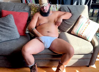 Sweaty Chub Boy Exposes Himself After Work
