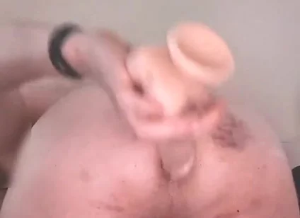Ass Too Bruised for Spanking so Played with New Dildos