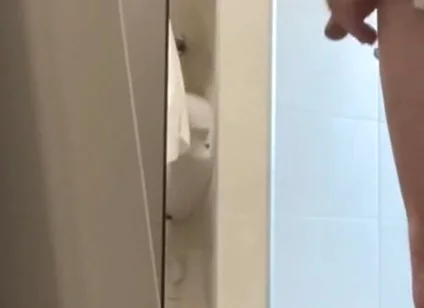 Helping Hand in Public Toilets - Almost Caught