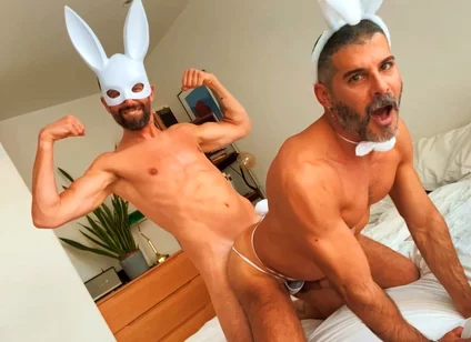 Easter Bunny Fuck with an Italian Hunk