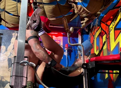 Dom with Thick Huge Cock Fucks Me Bareback in the Sling