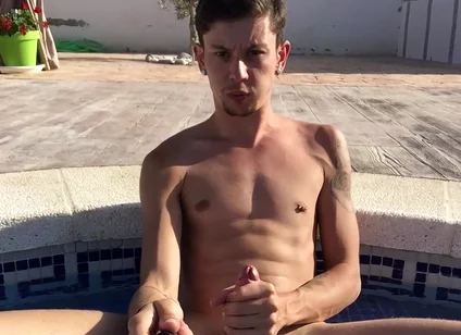 Big Cum Pumping Outdoors