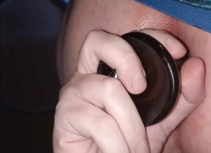 Stuffing My Hole with This BBC Dildo