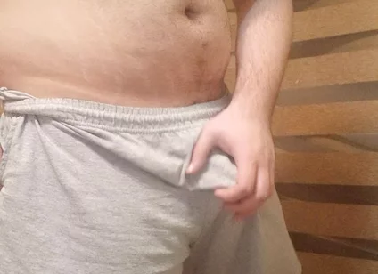 Beefy Stud Goes Commando and Shows off