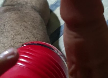 Hairy Stepdaddy Ejoying Sex Doll at Home
