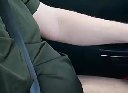 Nylon Fetish in the Dirt Road Search in the Car