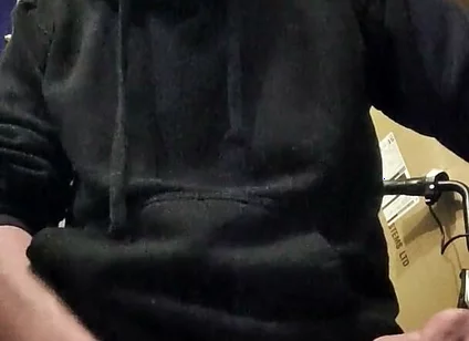 Wanking My Big Hard Dick and Smoking While Edging