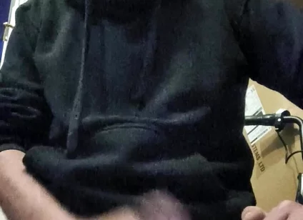 Wanking My Big Hard Dick and Smoking While Edging