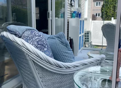 Hunk Stepdaddy Bear Naked Sunbathing in the Veranda 3