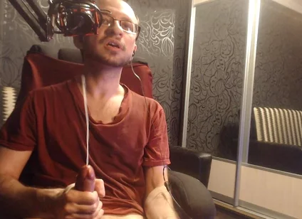 Huge Massive Cumshot and Very Horny Face