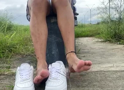 My Feet Are Your Religion. Pray with Your Mouth.