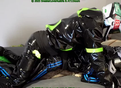 Fucking, Jerking Off On Snowboard Boots In Twinkx Pvc Suit