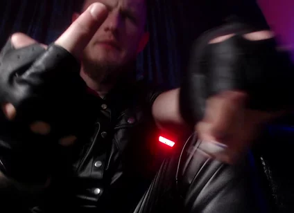 Alpha in Leather - Smoking Domination