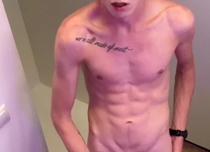 Craig Kennedy Jerks His Huge Thick Dick - Intense Solo Masturbation Session