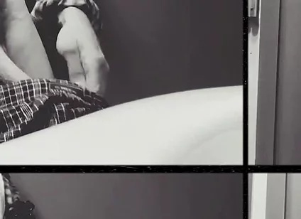 Young Virgin with Huge Cock Touches Herself for the First Time