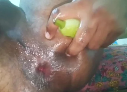 Sissy Gay Bitch Ass Fuck with Cucumber