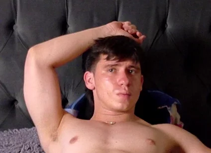 Latin Man Is Naked on His Bed and Shows His Ass