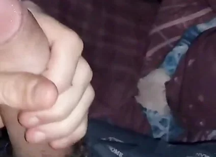 A Strong Erection at Night and a Little Masturbation!