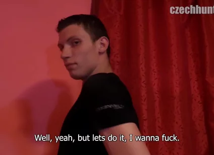 Czech Hunter - Euro Stud Deepthroats Thicc Cock for First Time