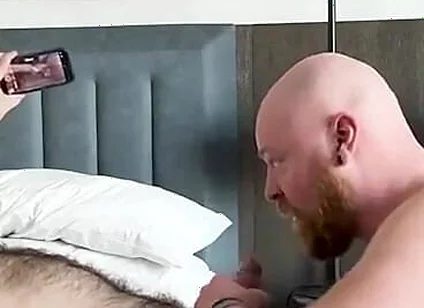 Hairy Stepdaddy Bear Breeds Me Good on the Bed, and Then up Against the Hotel Window
