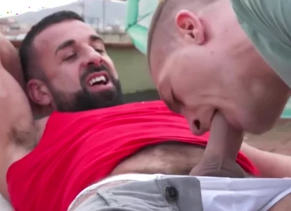 This Painfully Rooftop Anal Session Went So Filthy!