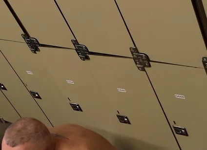 Stepdaddy Caught Fucking a Jock in the Locker Room