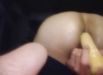 Anal Masturbation with Dildo