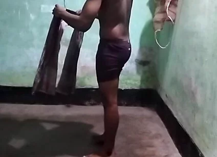 Straight Friend First Time Catch-up in Underwear Twink Boy