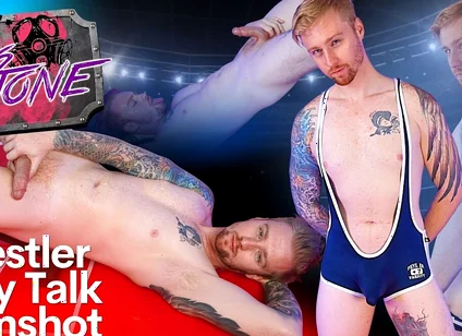 Wrestler Dirty Talk Cumshot