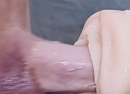 Big Slippery Cock Cums for Fleshlight Asmr Moaning Grunting