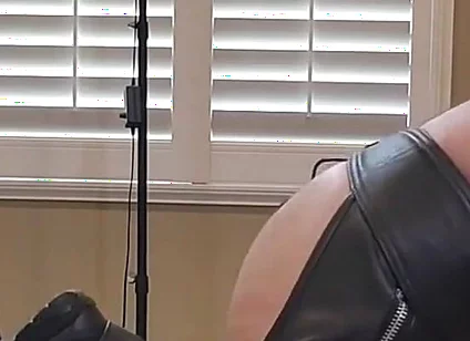 Getting My Hole Bred by Leather Stepdaddy on the Bed and in a Sling