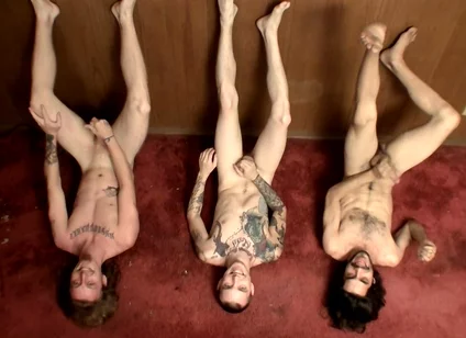 3 Horny Straight Guys Jerking off