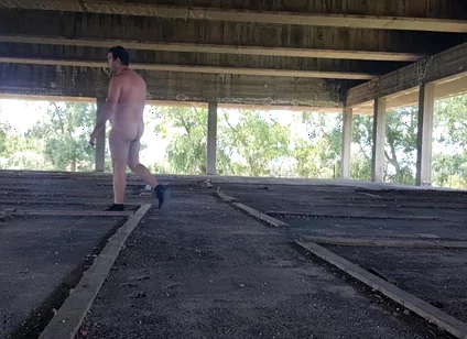 All Naked in Outdoor