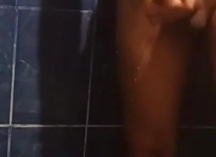 Stroking in the Shower - Tall Tatted Peruvian